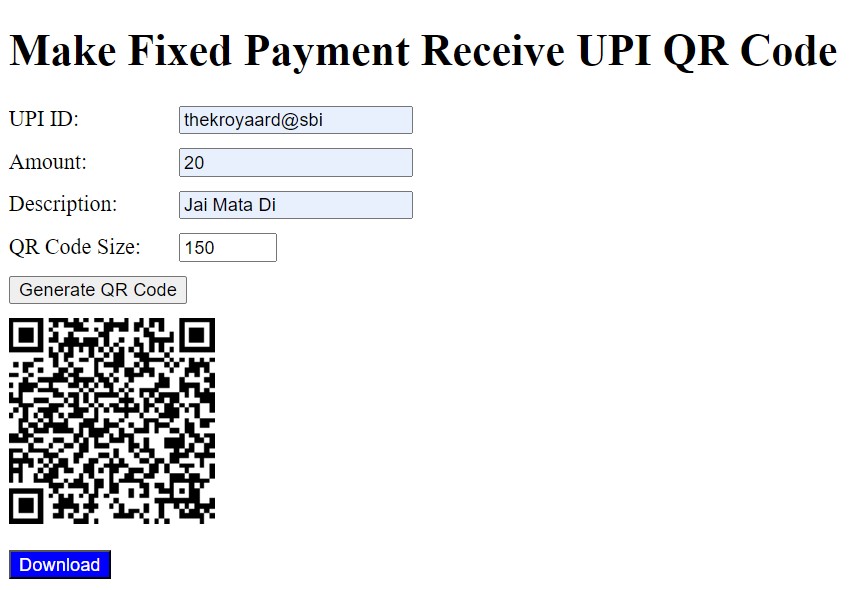 generate-QR-upi-code